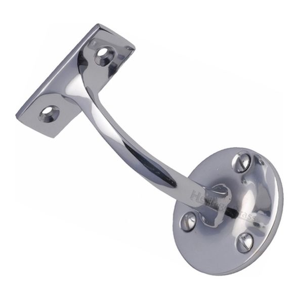 V1030 64-PC • 064mm • Polished Chrome • Heritage Brass Medium Duty Brass Handrail Bracket